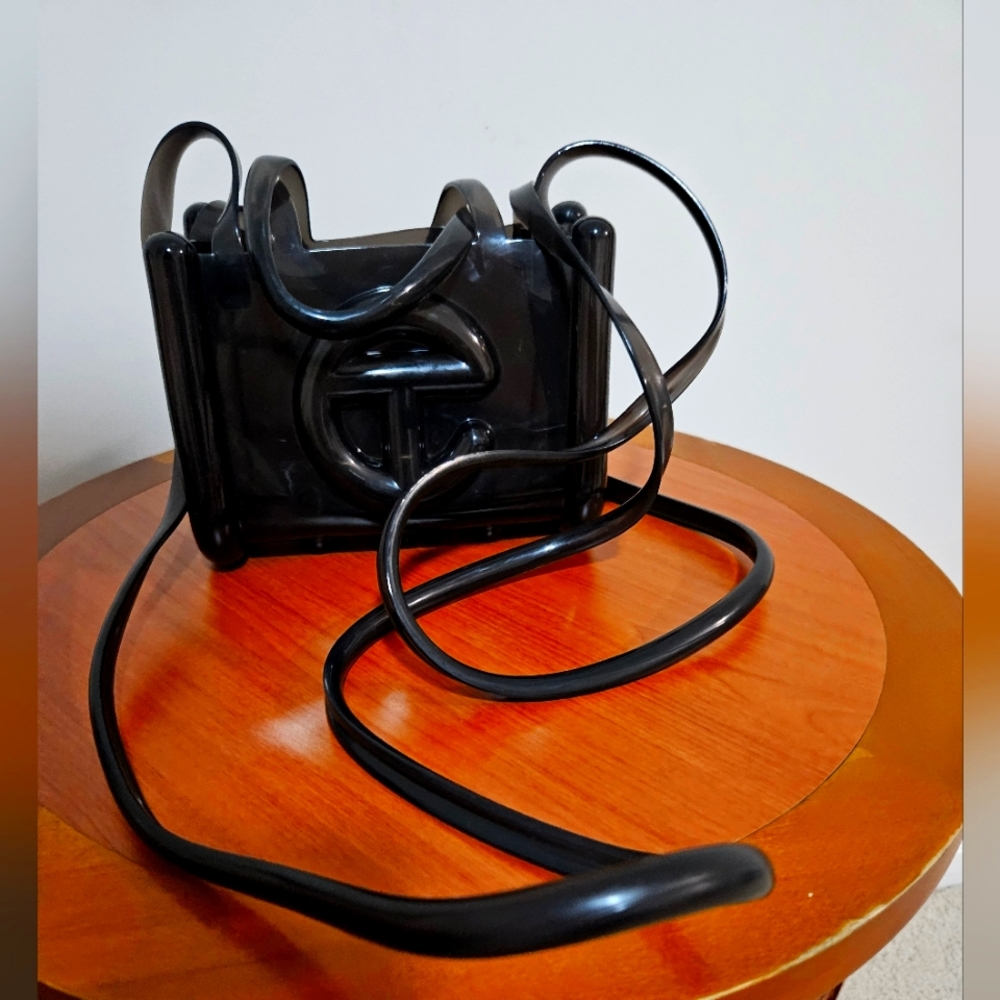 Authentic Telfar x Melissa  jelly bag - black